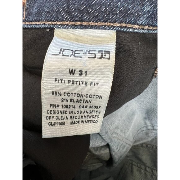 Joes Jeans Women's Size 31 Blue Denim Petite Fit Bootcut Stretch - Picture 3 of 13